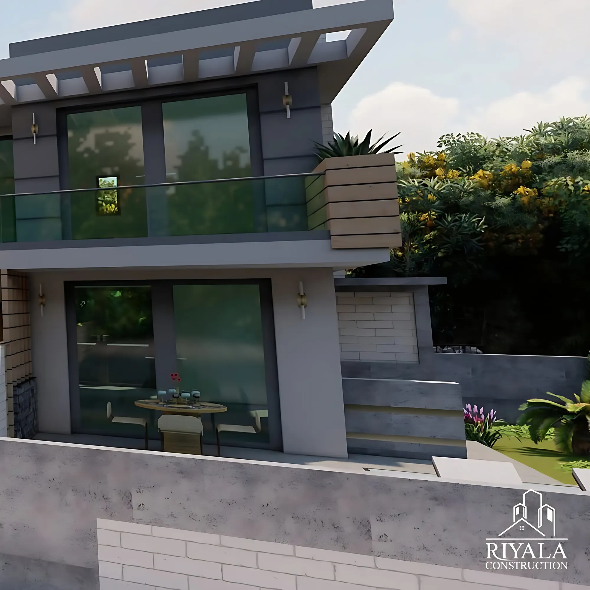 Riyala One villa, visualisation