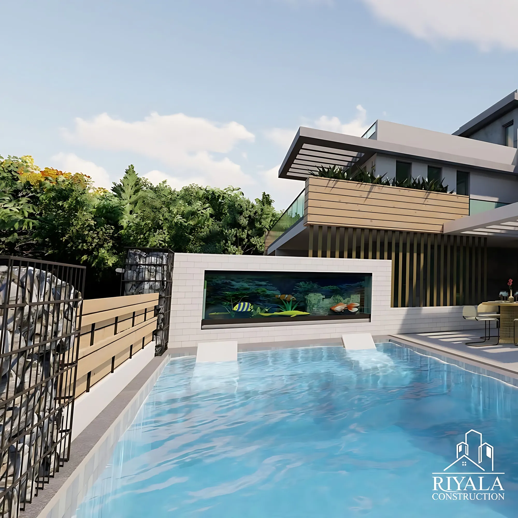 Garden terrace, visualisation